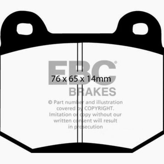 EBC DP41537R - EBCDP41537R - EBC 03-04 Infiniti G35 3.5 (Manual) (Brembo) Yellowstuff Rear Brake Pads - Shipped in Europe - Tuningsupply.com