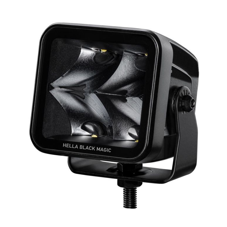 Hella LA358176821 - HELLA358176821 - Hella Universal Black Magic 3.2in L.E.D. Cube Kit - Spot Beam - Shipped in Europe - Tuningsupply.com