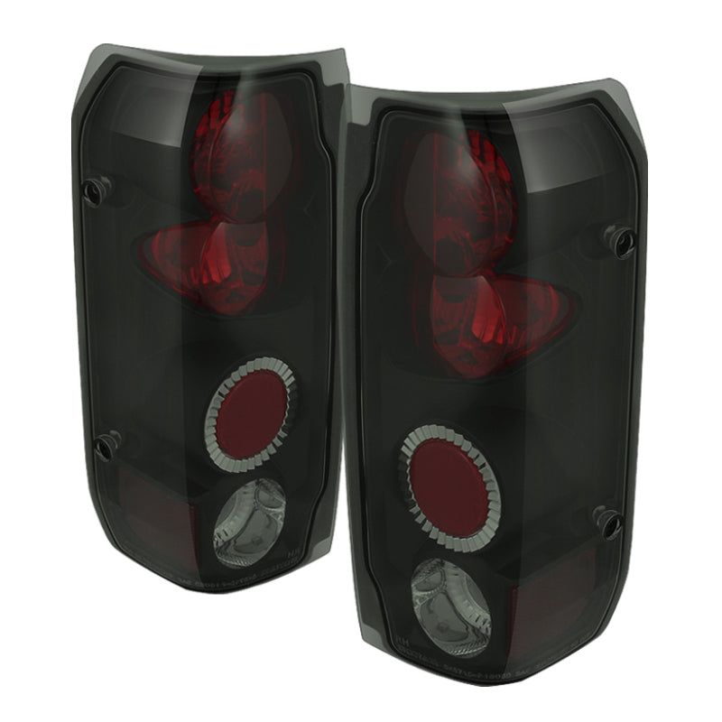 SPYDER 5078155 - SPY5078155 - Spyder Ford F150 87-96/Ford Bronco 88-96 Euro Style Tail Lights Black Smoke ALT-YD-FF15089-BSM - Shipped in Europe - Tuningsupply.com