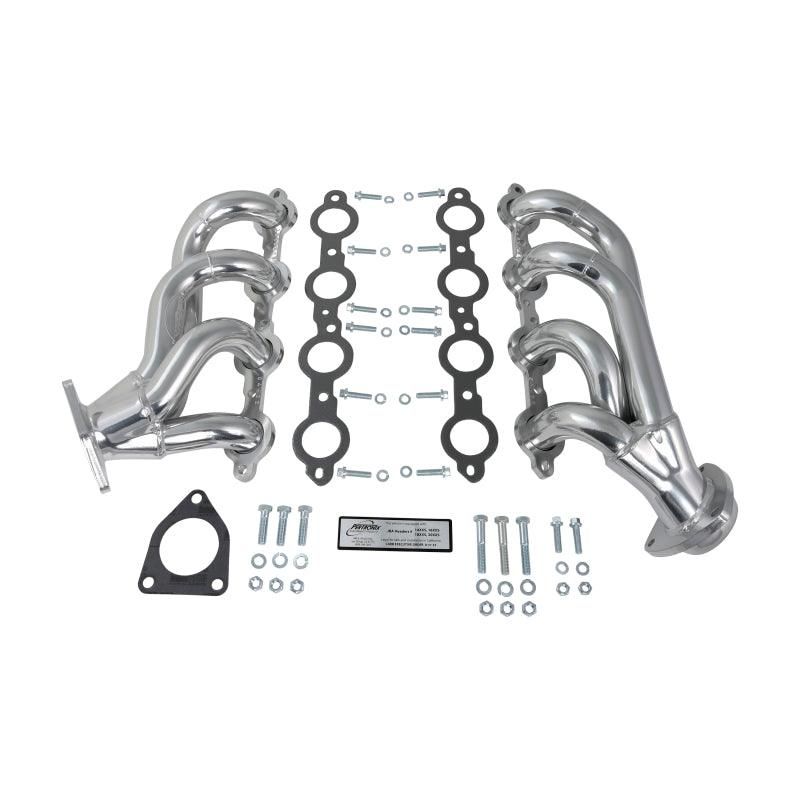 JBA 1850S-2JS - JBA1850S-2JS - JBA 02-13 GM Truck 4.8L/5.3L LS Silver Ctd Cat4Ward Header - Shipped in Europe - Tuningsupply.com