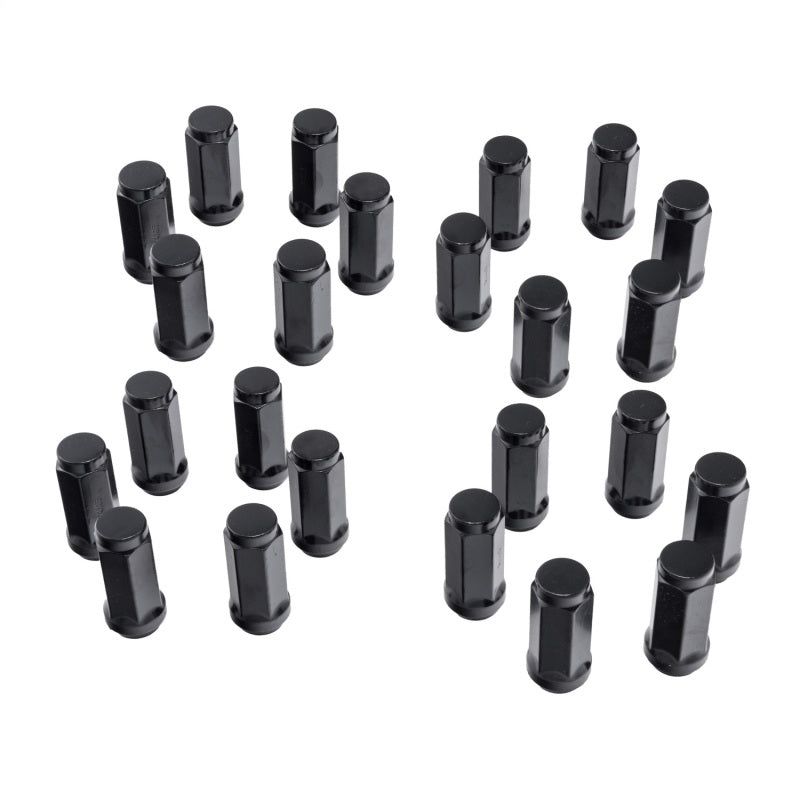 Rugged Ridge 16715.32 - RUG16715.32 - Rugged Ridge Wheel Lock Nut Set 24 Black M14-1.5 - Shipped in Europe - Tuningsupply.com