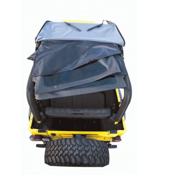 Rampage 109535 - RAM109535 - Rampage 1997-2006 Jeep Wrangler(TJ) Excludes LJ Unlimited Frameless Soft Top Kit - Black Diamond - Shipped in Europe - Tuningsupply.com