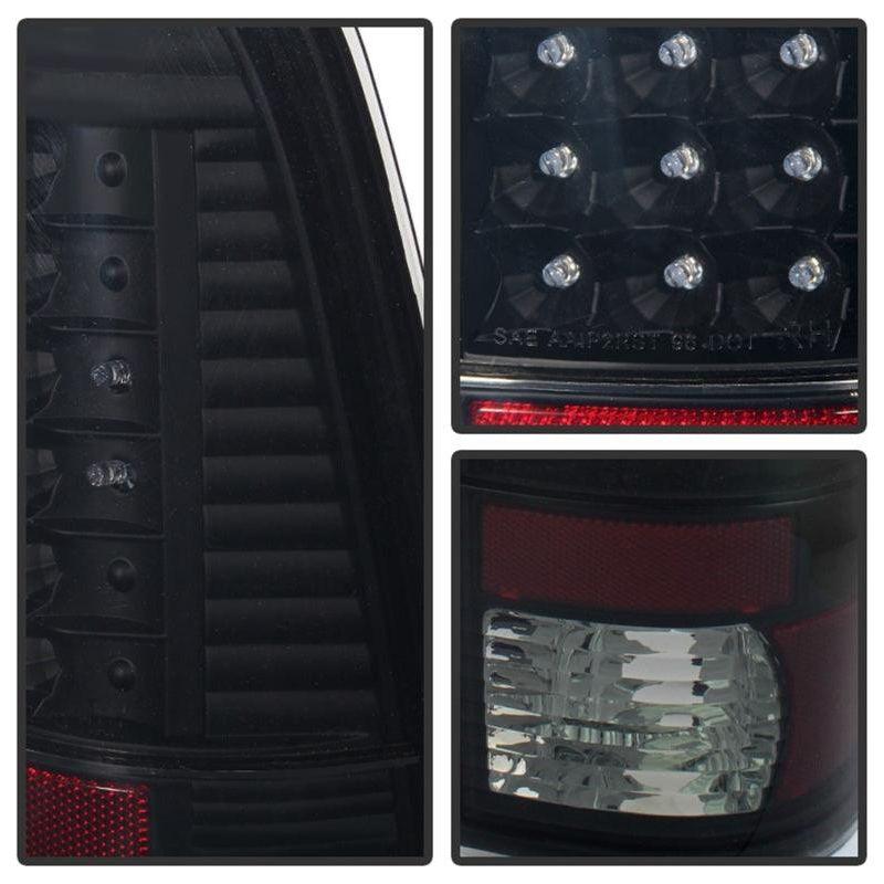 SPYDER 9027642 - SPY9027642 - xTune Ford F250/350/450/550 Super Duty 99-07 LED Tail Lights Black Smoke ALT-JH-FF15097-LED-BKSM - Shipped in Europe - Tuningsupply.com