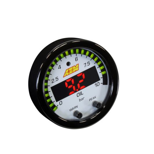AEM 30-0307 - AEM30-0307 - AEM X-Series 0-150 Oil Pressure Gauge Kit - Shipped in Europe - Tuningsupply.com