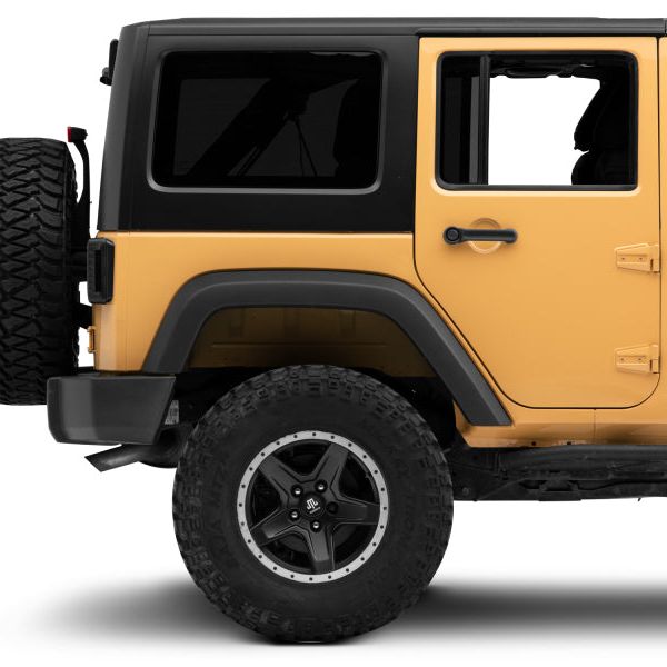 Raxiom J115435 - RAXJ115435 - Raxiom 07-18 Jeep Wrangler JK LED Tail Lights- Black Housing (Smoked Lens) - Shipped in Europe - Tuningsupply.com