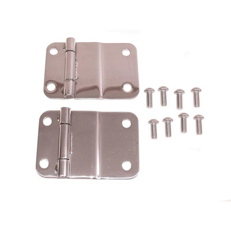 Rugged Ridge 11114.01 - RUG11114.01 - Rugged Ridge 76-86 Jeep CJ Stainless Steel Tailgate Hinges - Shipped in Europe - Tuningsupply.com