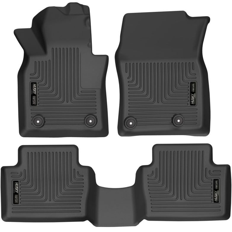 Husky Liners 95121 - HSL95121 - Husky Liners 19-22 Mazda 3 / 20-22 CX-30 WeatherBeater Front & 2nd Seat Floor Liners - Black - Shipped in Europe - Tuningsupply.com