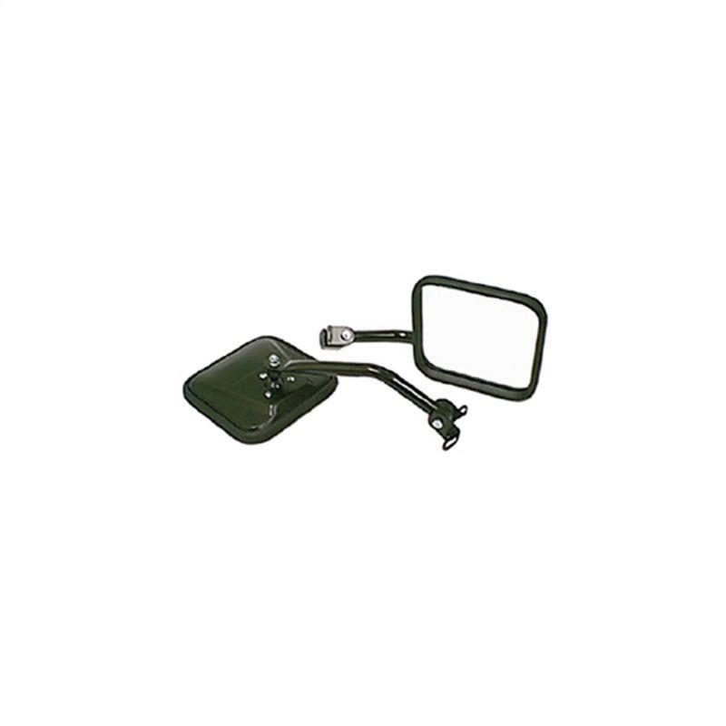Rugged Ridge 11001.07 - RUG11001.07 - Rugged Ridge 87-95 Jeep Wrangler YJ Black CJ-Style Side Mirror Kit - Shipped in Europe - Tuningsupply.com