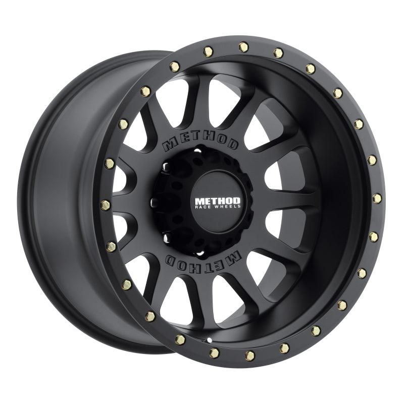 Method Wheels MR60529080512N - MRWMR60529080512N - Method MR605 NV 20x9 -12mm Offset 8x6.5 121.3mm CB Matte Black Wheel - Shipped in Europe - Tuningsupply.com