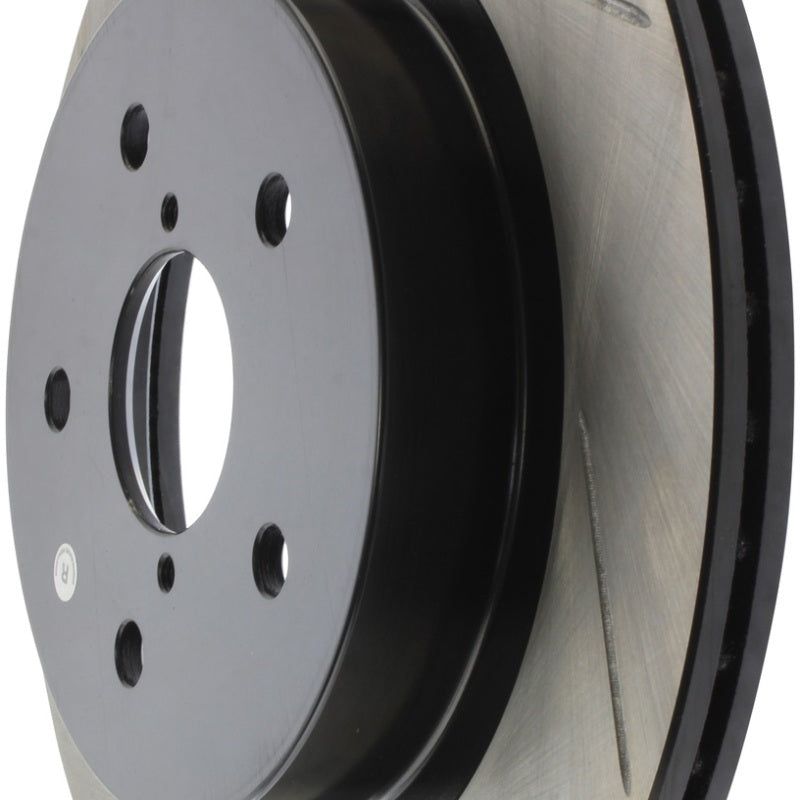 Stoptech 126.47037SR - STO126.47037SR - StopTech 16-17 Subaru WRX w/EyeSight Technology Sport Slotted Rear Right Rotor - Shipped in Europe - Tuningsupply.com