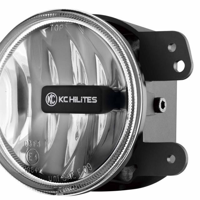 KC HiLiTES 1497 - KCL1497 - KC HiLiTES 10-18 Jeep JK 4in. Gravity G4 LED Light 10w SAE/ECE Clear Fog Beam (Single) - Shipped in Europe - Tuningsupply.com