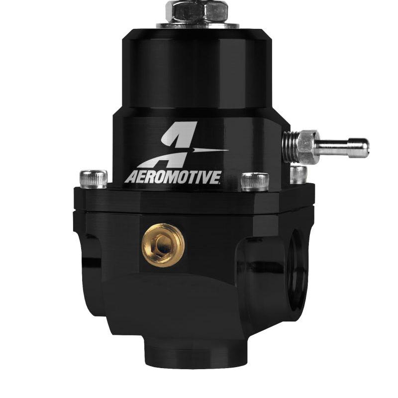 Aeromotive 13304 - AER13304 - Aeromotive Adjustable Regulator - 3-15PSI - .313 Valve - (2) -08 Inlets/ -08 Return - Shipped in Europe - Tuningsupply.com