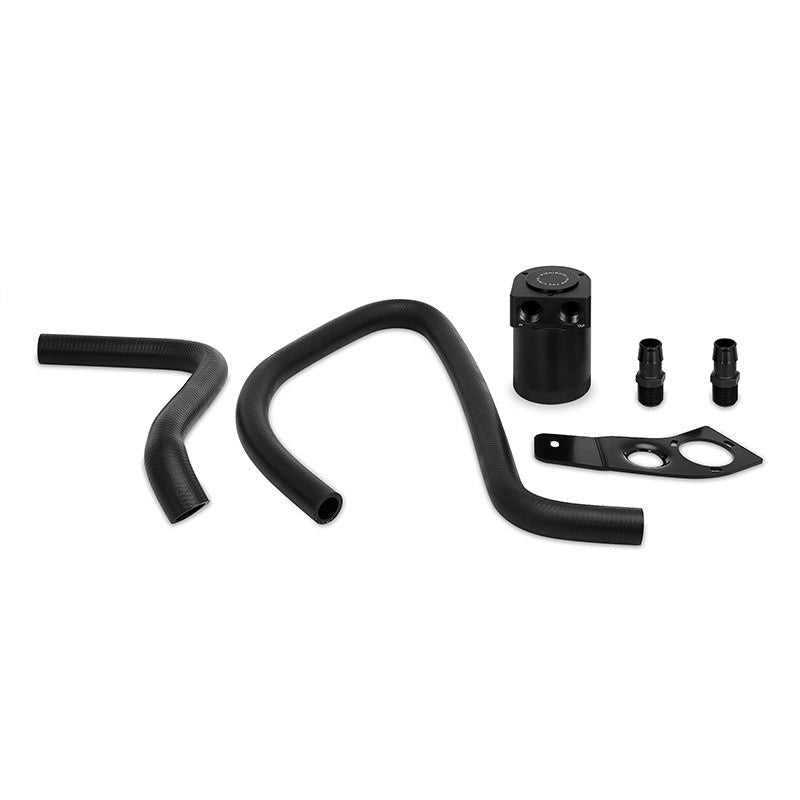 Mishimoto MMBCC-N55-11CBE2 - MISMMBCC-N55-11CBE2 - Mishimoto 11-13 BMW 335i/335ix/135i Baffled Oil Catch Can Kit - Black - Shipped in Europe - Tuningsupply.com
