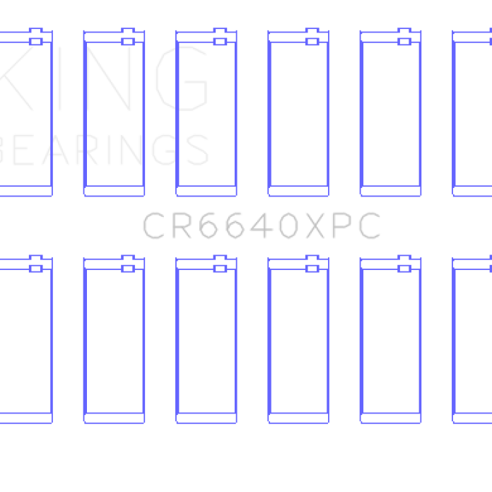 King Engine Bearings GCR6640XPC - KINGCR6640XPC - King Engine Bearings BMW M20 & M50 2.0L/2.5L/2.7L Coated Performance Rod Bearing Set - Shipped in Europe - Tuningsupply.com