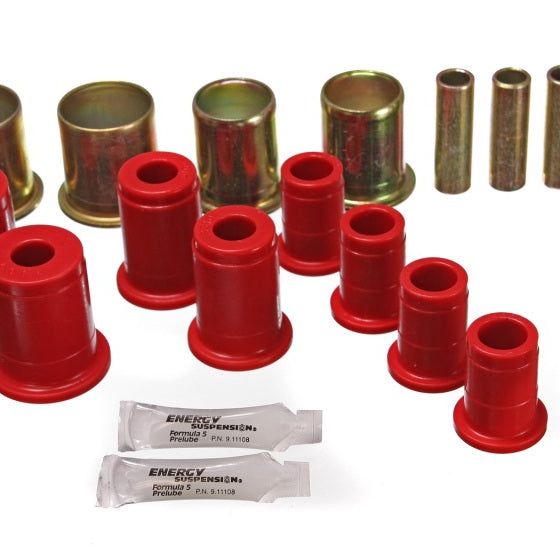 Energy Suspension 3.3119R - ENG3.3119R - Energy Suspension Universal Red Control Arm Bushing Set - Complete Set - Shipped in Europe - Tuningsupply.com