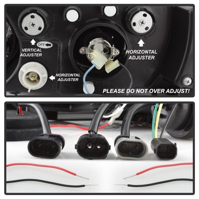 SPYDER 5009104 - SPY5009104 - Spyder BMW Z3 96-02 Projector Headlights LED Halo Smoke High H1 Low H1 PRO-YD-BMWZ396-HL-SM - Shipped in Europe - Tuningsupply.com