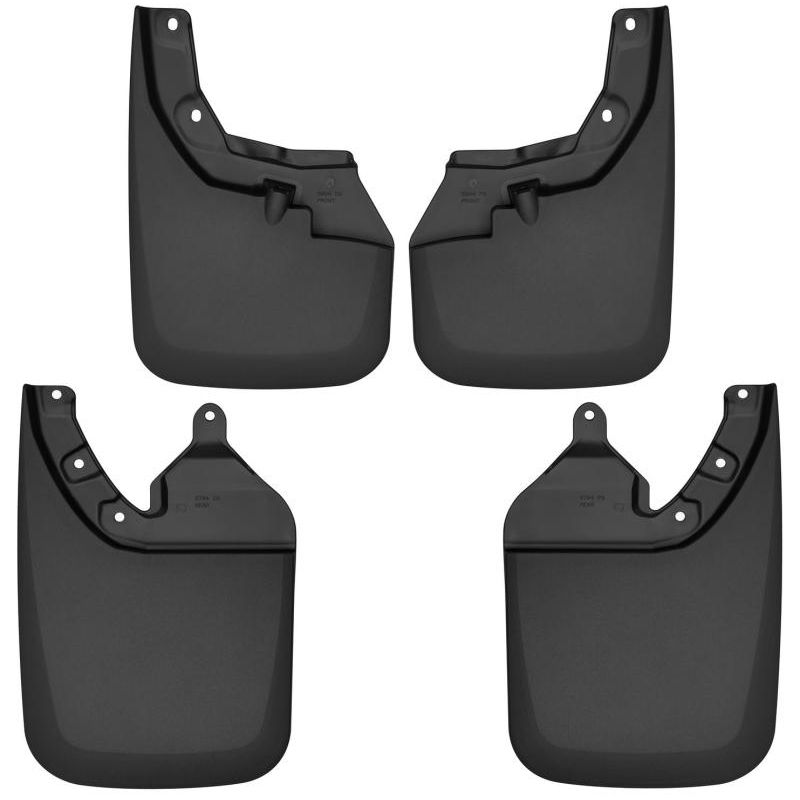 Husky Liners 56946 - HSL56946 - Husky Liners 16-22 Toyota Tacoma w/ OE Fender Flares Front and Rear Mud Guards - Black - Shipped in Europe - Tuningsupply.com