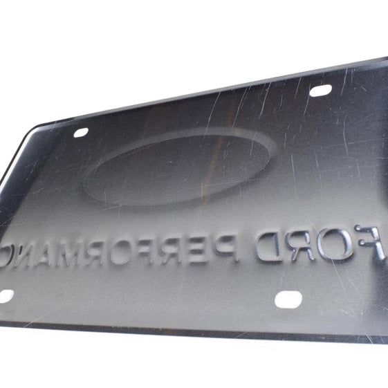 Ford Racing M-1828-FPONE - FRPM-1828-FPONE - Ford Racing Ford Performance License Plate - Single - Shipped in Europe - Tuningsupply.com