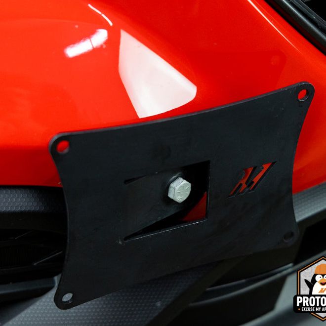 Mishimoto MMLP-WRX-22 - MISMMLP-WRX-22 - Mishimoto 2022+ Subaru WRX License Plate Relocation Kit - Shipped in Europe - Tuningsupply.com