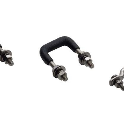 Kentrol 30411 - KEN30411 - Kentrol 55-86 Jeep Windshield Tie Down Kit CJ - Polished Silver - Shipped in Europe - Tuningsupply.com