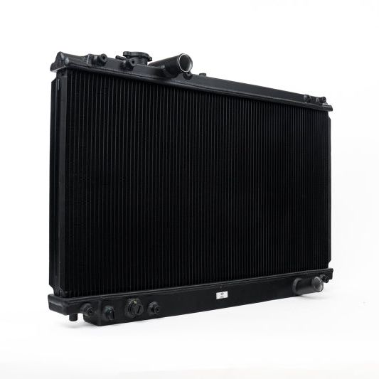 CSF 2882B - CSF2882B - CSF 93-98 Toyota MK4 Supra Radiator - Black Finish - Shipped in Europe - Tuningsupply.com
