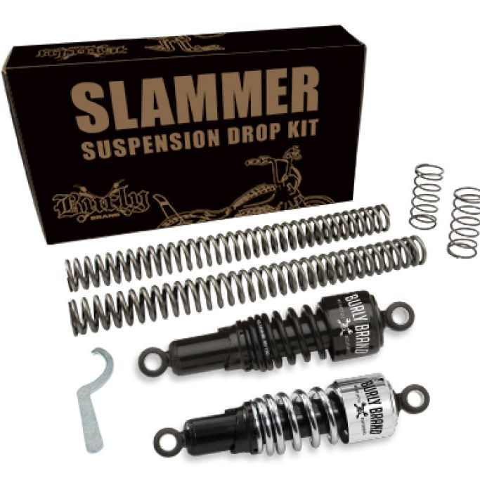 Burly Brand B28-1000 - BURB28-1000 - Burly Brand Slammer Kit - Chrome - Shipped in Europe - Tuningsupply.com
