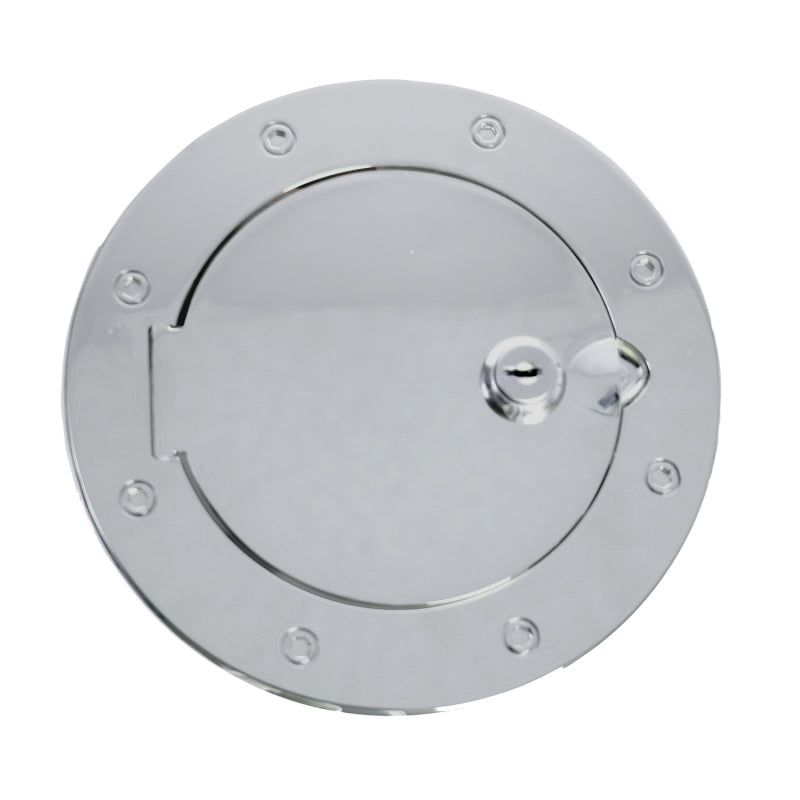 Rugged Ridge 11134.03 - RUG11134.03 - Rugged Ridge 07-18 Jeep Wrangler JK Stainless Steel Locking Gas Cap Door - Shipped in Europe - Tuningsupply.com