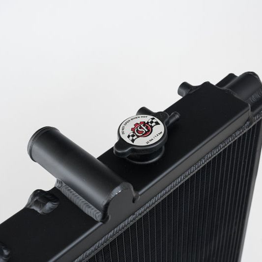 CSF 2882B - CSF2882B - CSF 93-98 Toyota MK4 Supra Radiator - Black Finish - Shipped in Europe - Tuningsupply.com