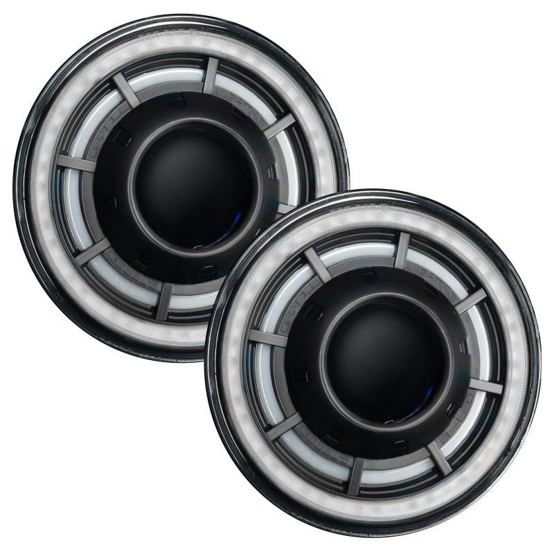 ORACLE Lighting 5876-335 - ORL5876-335 - Oracle Oculus 7in ColorSHIFT Bi-LED Projector Headlights for Jeep Wrangler JK - Shipped in Europe - Tuningsupply.com