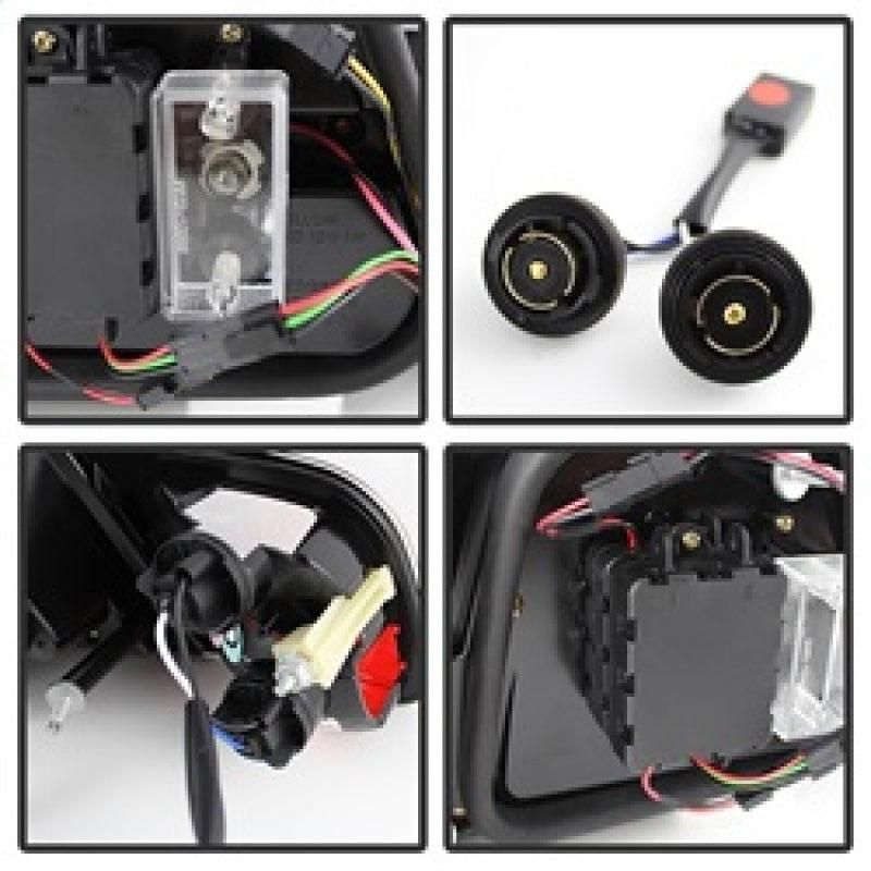 SPYDER 5076564 - SPY5076564 - Spyder 04-06 BMW E46 2Dr (Coupe ONLY No Conv.) Lgtbar Styl LED Tail Lghts Blk ALT-YD-BE4604-LBLED-BK - Shipped in Europe - Tuningsupply.com