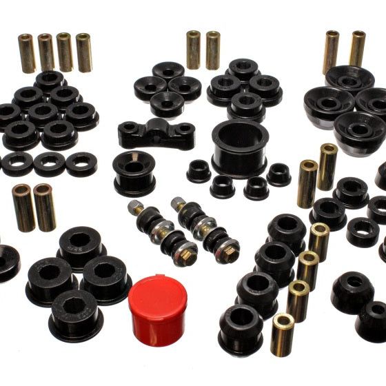 Energy Suspension 16.18104G - ENG16.18104G - Energy Suspension 90-93 Acura Integra Black Hyper-Flex Master Bushing Set - Shipped in Europe - Tuningsupply.com