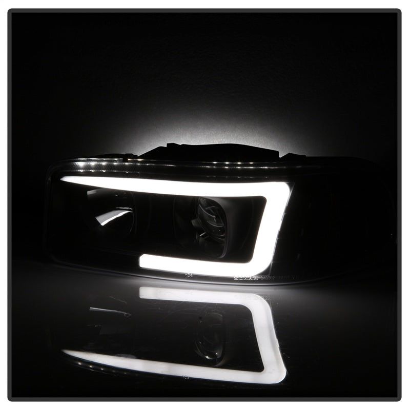 SPYDER 5084521 - SPY5084521 - Spyder GMC Sierra 1500/2500/3500 99-06 V2 Projector Headlights - DRL - Black PRO-YD-CDE00V2-LB-BK - Shipped in Europe - Tuningsupply.com