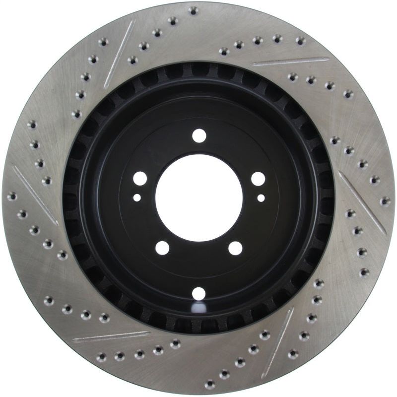 Stoptech 127.46075L - STO127.46075L - StopTech Slotted & Drilled Sport Brake Rotor - Shipped in Europe - Tuningsupply.com