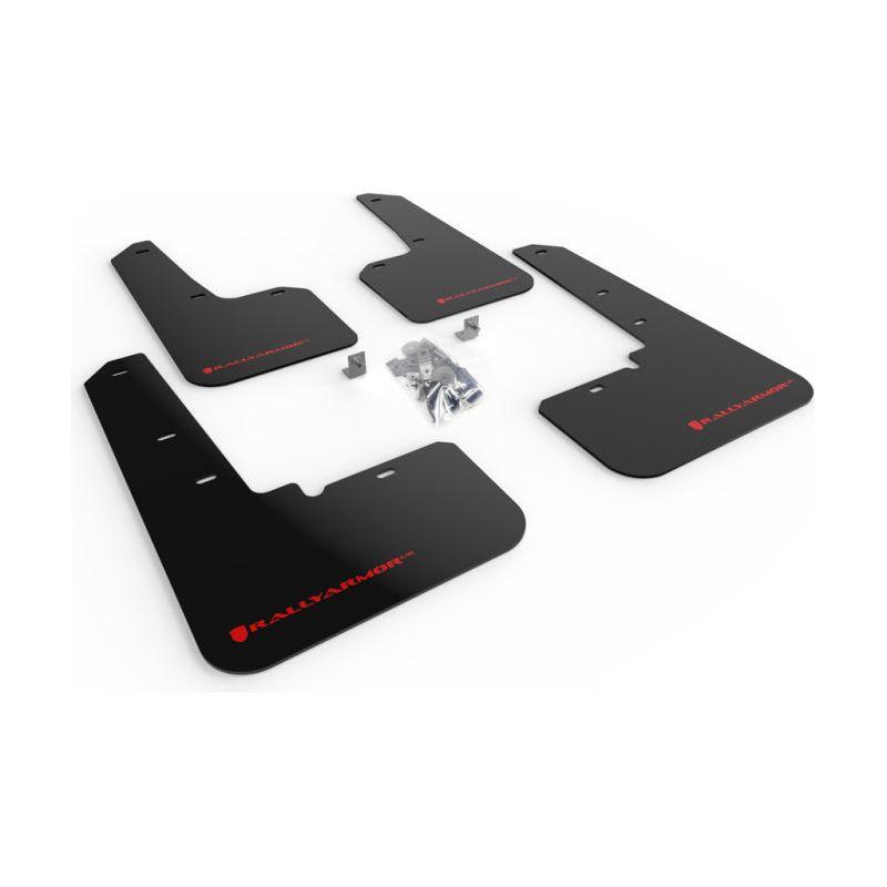 Rally Armor MF66-UR-BLK/RD - RALMF66-UR-BLK/RD - Rally Armor 20-25 Subaru Outback Black UR Mud Flap w/Red Logo - Shipped in Europe - Tuningsupply.com