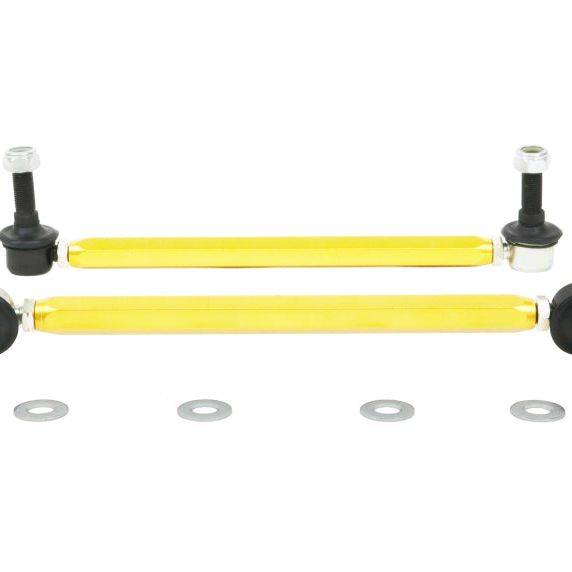 Whiteline KLC180-295 - WHLKLC180-295 - Whiteline 18-19 Kia Stinger Front Sway Bar Link Assembly Heavy Duty Adjustable Steel Ball - Shipped in Europe - Tuningsupply.com