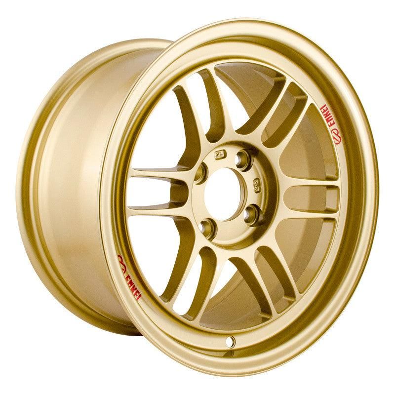 Enkei 3795804928GG - ENK3795804928GG - Enkei RPF1 15x8 4x100 28mm Offset 75mm Bore Gold Wheel - Shipped in Europe - Tuningsupply.com