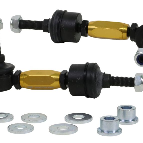 Whiteline KLC195 - WHLKLC195 - Whiteline 2012+ Ford Focus ST Rear Adjustable Heavy Duty Sway Bar Link Kit - Shipped in Europe - Tuningsupply.com