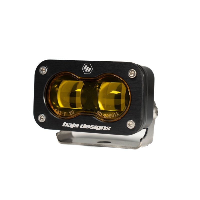 Baja Designs 448179UP - BAJ448179UP - Baja Designs 21-22 Ford Bronco w/Steel Bumper S2 SAE Pro Fog Pocket Light Kit w/Upfitter - Amber - Shipped in Europe - Tuningsupply.com