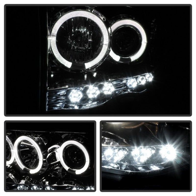 SPYDER 5009982 - SPY5009982 - Spyder Dodge Ram 1500 02-05/Ram 2500 03-05 Projector Headlights LED Halo LED Chrm PRO-YD-DR02-HL-C - Shipped in Europe - Tuningsupply.com