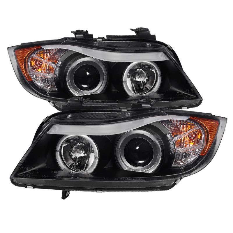 SPYDER 5009005 - SPY5009005 - Spyder BMW E90 3-Series 06-08 Projector LED Halo Amber Reflector Rplc Bulb Blk PRO-YD-BMWE9005-AM-BK - Shipped in Europe - Tuningsupply.com