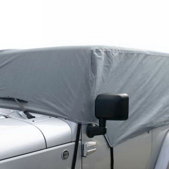 Rampage 1263 - RAM1263 - Rampage 2007-2018 Jeep Wrangler(JK) Car Cover 4 Layer - Grey - Shipped in Europe - Tuningsupply.com