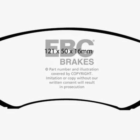EBC DP21279 - EBCDP21279 - EBC 89-94 Nissan Skyline (R32) 1.8 Greenstuff Front Brake Pads - Shipped in Europe - Tuningsupply.com
