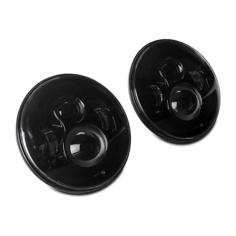 Raxiom J108042 - RAXJ108042 - Raxiom 97-18 Jeep Wrangler TJ/JK Axial Series LED Daymaker Headlights- Black Housing (Clear Lens) - Shipped in Europe - Tuningsupply.com