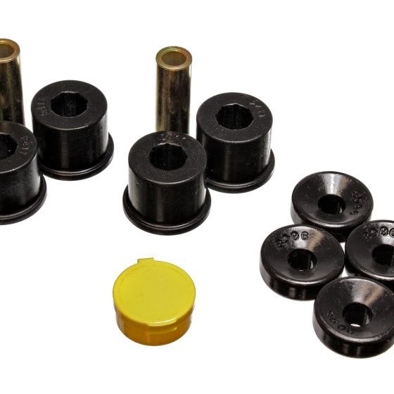 Energy Suspension 16.8111G - ENG16.8111G - Energy Suspension 99-00 Honda Civic Si Black Front Shock Bushing Set - Shipped in Europe - Tuningsupply.com