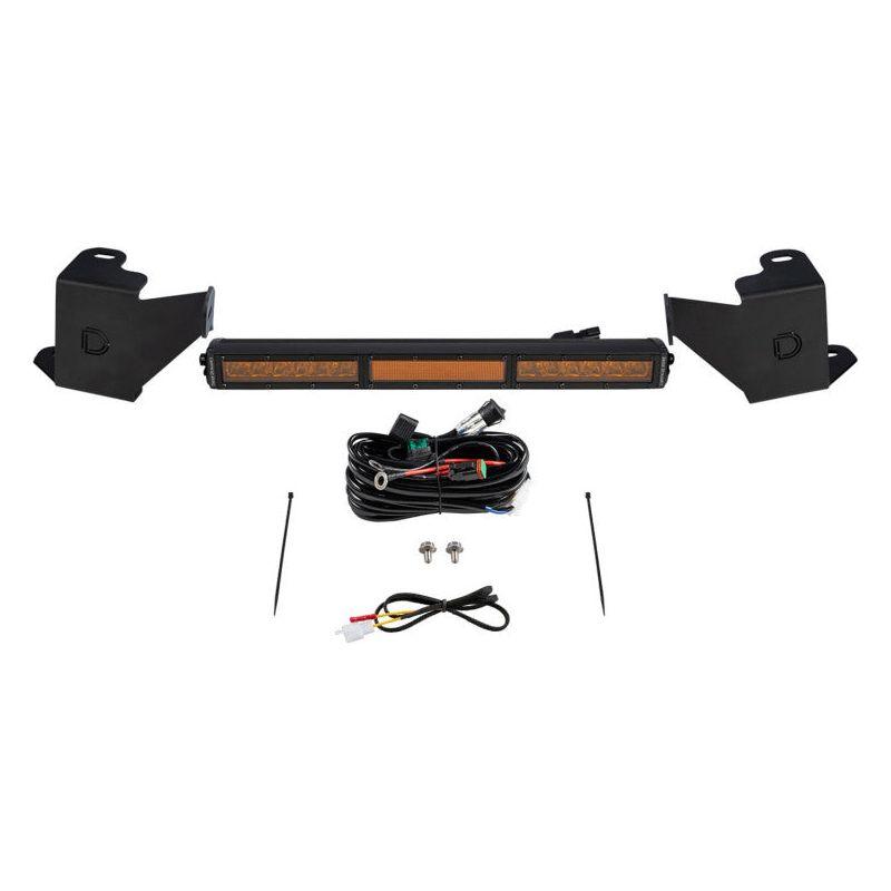 Diode Dynamics DD7413 - DIODD7413 - Diode Dynamics 2022 Toyota Tundra Stealth Bumper Light Bar Kit - Amber Combo - Shipped in Europe - Tuningsupply.com