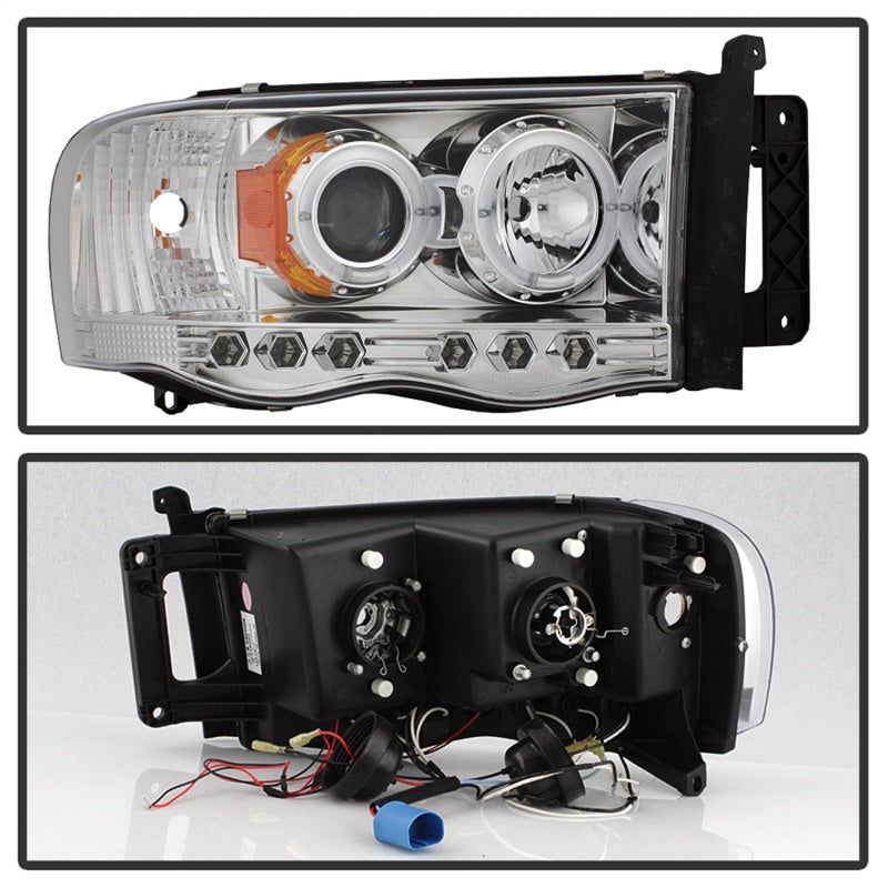 SPYDER 5009982 - SPY5009982 - Spyder Dodge Ram 1500 02-05/Ram 2500 03-05 Projector Headlights LED Halo LED Chrm PRO-YD-DR02-HL-C - Shipped in Europe - Tuningsupply.com