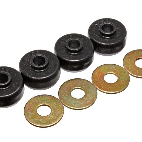Energy Suspension 3.2123G - ENG3.2123G - Energy Suspension 84-96 Chevy Corvette Black Spring Cushions for Rear Leaf Spring Bushing Set - Shipped in Europe - Tuningsupply.com