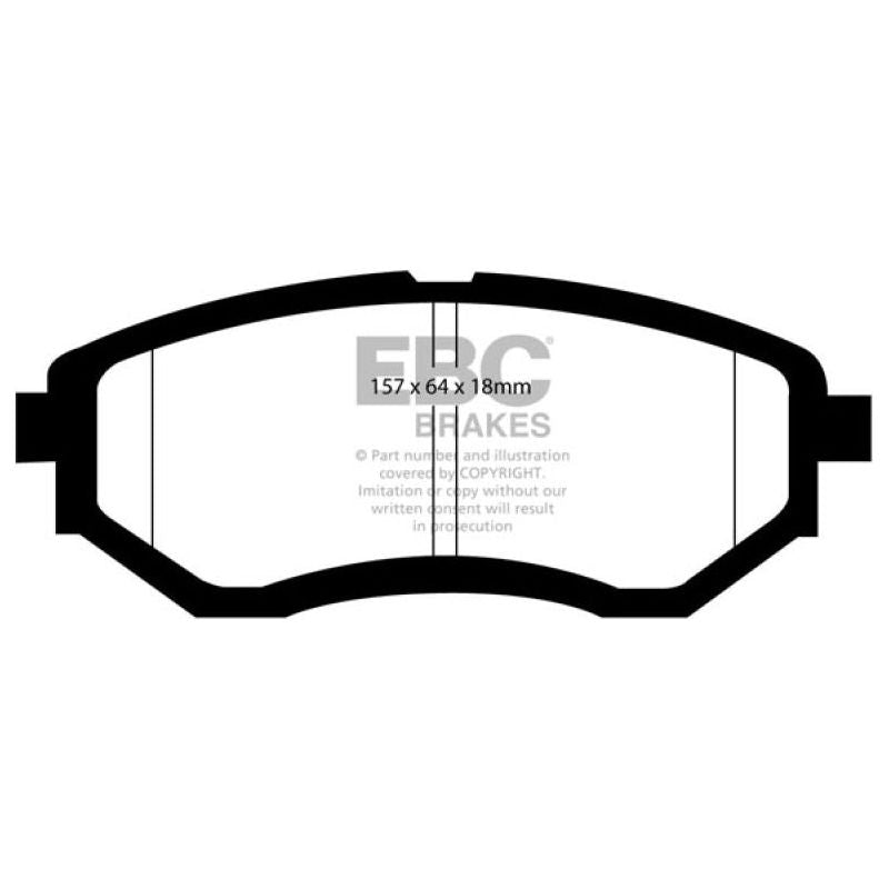 EBC DP21583 - EBCDP21583 - EBC 13+ Subaru Forester 2.0 Turbo Greenstuff Front Brake Pads - Shipped in Europe - Tuningsupply.com