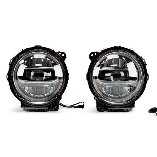 DV8 Offroad HLCJL-01 - DVEHLCJL-01 - DV8 Offroad 2018+ Jeep Wrangler JL/Gladiator LED Projector Headlights - Shipped in Europe - Tuningsupply.com