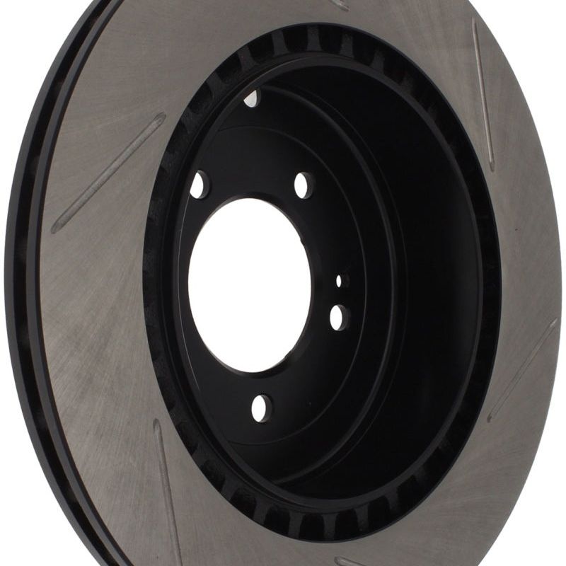 Stoptech 126.46075SR - STO126.46075SR - StopTech Power Slot 08-09 Evo 10 Slotted Right Rear Rotor - Shipped in Europe - Tuningsupply.com